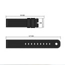 Smart Watch Silicone Watch Band for Garmin Vivoactive 3(Dark Blue)