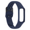 Smart Watch Pure Color Silicone Watch Band for Galaxy Fit-e (Dark Blue)