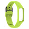 Smart Watch Pure Color Silicone Watch Band for Galaxy Fit-e (Green)