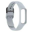 Smart Watch Pure Color Silicone Watch Band for Galaxy Fit-e (Grey)