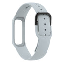 Smart Watch Pure Color Silicone Watch Band for Galaxy Fit-e (Grey)