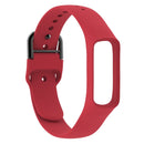 Smart Watch Pure Color Silicone Watch Band for Galaxy Fit-e (Red)