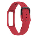 Smart Watch Pure Color Silicone Watch Band for Galaxy Fit-e (Red)