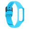 Smart Watch Pure Color Silicone Watch Band for Galaxy Fit-e (Sky Blue)