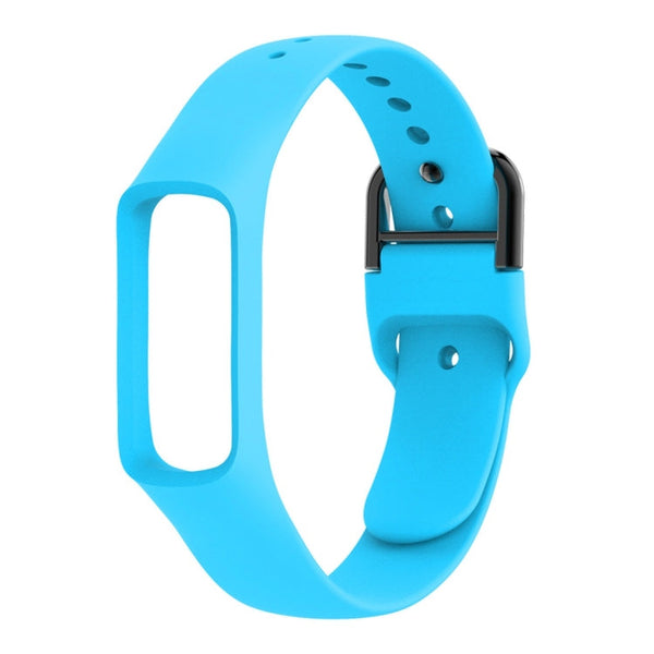 Smart Watch Pure Color Silicone Watch Band for Galaxy Fit-e (Sky Blue)