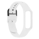 Smart Watch Pure Color Silicone Watch Band for Galaxy Fit-e (White)