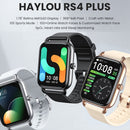 Original Xiaomi Youpin Haylou RS4 Plus / LS11 Smart Watch, 1.78 inch Screen Silicone Strap, Support 12 Sport Modes / Real-time Heart Rate Monitoring(Black)