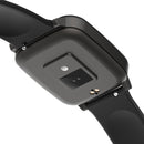 T1 Body Temperature Measurement Smart Sports Watch, 1.3 inch Screen, IP67 Waterproof, Support Automatic Temperature and Heart Rate Monitoring / Sleep Monitoring / Sedentary Reminder(Black)