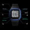 SKMEI 1278 Fashionable Outdoor 50m Waterproof Digital Watch Student Sports Wrist Watch Support 5 Group Alarm Clocks(Black)