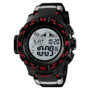 SKMEI 1380 Men Fashionable Outdoor 50m Waterproof Digital Watch Large Dial Sports Wrist Watch(Red)
