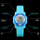 SKMEI 1478 Multifunction Children Digital Watch 50m Waterproof Sports Watch(Baby Blue)