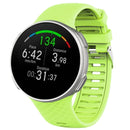 For Polar Vantage V Silicone Smart Watch Watch Band (Green)