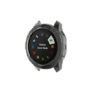 For Garmin Fenix 6X TPU Half Coverage Smart Watch Protevtice Case(Black)