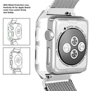 For Apple Watch Series 3 & 2 & 1 38mm Milanese Loop Simple Fashion Metal Watch Band(Silver)