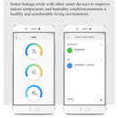 Original Xiaomi Aqara Smart Temperature Humidity Environment Sensor Smart Control via Mihome APP Zigbee Connection, Support Air Pressure, with the Xiaomi Multifunctional Gateway Use (CA1001) (White)