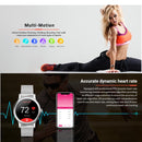 SMA-R2 1.3 inches IPS Screen Smart Watch IP65 Waterproof,Support Call /Message Reminder /Dual-mode Bluetooth 3.0 + 4.0/ Sleeping Monitoring /Sedentary Reminder(Silver Silicone Strap)