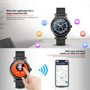 SMA-R2 1.3 inches IPS Screen Smart Watch IP65 Waterproof,Support Call /Message Reminder /Dual-mode Bluetooth 3.0 + 4.0/ Sleeping Monitoring /Sedentary Reminder(Silver Silicone Strap)