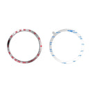 Dial Steel Protective Frame for Galaxy Watch 46mm(Red + White)