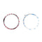 Dial Steel Protective Frame for Galaxy Watch 46mm(Red + White)