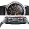 Dial Steel Protective Frame for Galaxy Watch 46mm(Red + White)