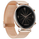 HUAWEI WATCH GT 2 42mm Metal Wristband Bluetooth Fitness Tracker Smart Watch, Kirin A1 Chip, Support Heart Rate & Pressure Monitoring / Sports Recording / Bluetooth Music / GPS(Gold)
