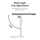 ROCK RPH0944 Adjustable Lifting 90 Degree Rotation ABS Stand Desktop Phone Tablet Holder(White)