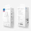 ROCK RPH0944 Adjustable Lifting 90 Degree Rotation ABS Stand Desktop Phone Tablet Holder(White)