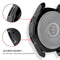 TPU Plated Shockproof Case for Samsung Gear S3 Frontier Smartwatch 46mm(Black)