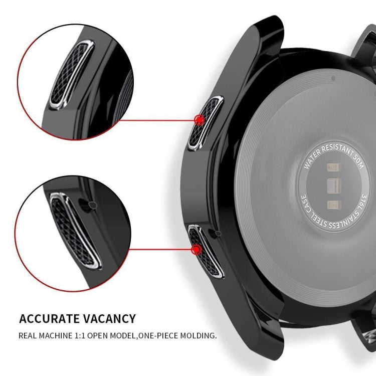 TPU Plated Shockproof Case for Samsung Gear S3 Frontier Smartwatch 46mm(Black)