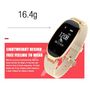 S3 0.96 inch OLED Display Bluetooth Sports Smart Bracelet, IP67 Waterproof, Support Heart Rate Monitor / GPS Trajectory / Pedometer / Calls Remind / Sedentary Reminder / Remote Capture / Distance, Compatible with Android and iOS Phones(Rose Gold)