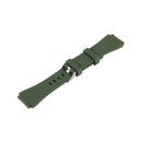 For Samsung Gear S3 Classic Smart Watch Silicone Watchband, Length: about 22.4cm(Army Green)