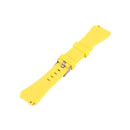 For Samsung Gear S3 Classic Smart Watch Silicone Watchband, Length: about 22.4cm(Yellow)