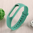 For Xiaomi Mi Band 2 Colorful Silicone Watch Band Host not Included(Grass Green)