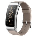 Original Huawei Band B6 FDS-B19 1.53 inch AMOLED Screen IP57 Waterproof Smart Bluetooth Earphone Wristband Bracelet, Fashion Version, Support Heart Rate Monitor / Information Reminder / Sleep Monitor (Camellia Brown)