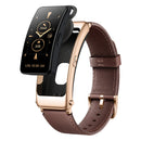 Original Huawei Band B6 FDS-B19 1.53 inch AMOLED Screen IP57 Waterproof Smart Bluetooth Earphone Wristband Bracelet, Fashion Version, Support Heart Rate Monitor / Information Reminder / Sleep Monitor (Mocha Brown)