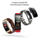 Original Huawei Band B6 FDS-B19 1.53 inch AMOLED Screen IP57 Waterproof Smart Bluetooth Earphone Wristband Bracelet, Fashion Version, Support Heart Rate Monitor / Information Reminder / Sleep Monitor (Camellia Brown)