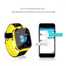 Q12B 1.44 inch Color Screen Smartwatch for Children, Support LBS Positioning / Two-way Dialing / One-key First-aid / Voice Monitoring / Setracker APP (Yellow)