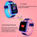 Q12 1.44 inch Color Screen Smartwatch for Children, Not Waterproof, Support LBS Positioning / Two-way Dialing / SOS / Voice Monitoring / Setracker APP (Pink)