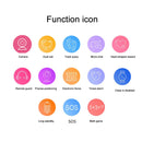 Q12 1.44 inch Color Screen Smartwatch for Children, Not Waterproof, Support LBS Positioning / Two-way Dialing / SOS / Voice Monitoring / Setracker APP (Blue)