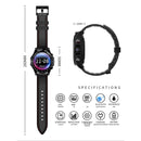 V9 3G+32G 1.6 inch IPS Screen IP67 Life Waterproof 4G Smart Watch, Support Heart Rate Monitoring / Message Notification / Phone Call / Dual Cameras (Black)