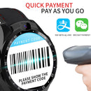 V9 3G+32G 1.6 inch IPS Screen IP67 Life Waterproof 4G Smart Watch, Support Heart Rate Monitoring / Message Notification / Phone Call / Dual Cameras (Black)