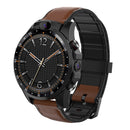 V9 3G+32G 1.6 inch IPS Screen IP67 Life Waterproof 4G Smart Watch, Support Heart Rate Monitoring / Message Notification / Phone Call / Dual Cameras (Brown)