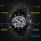SKMEI 1016 Multifunctional Men Outdoor Sports Noctilucent Waterproof Double Digital Watch (Black)