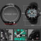 SKMEI 1016 Multifunctional Men Outdoor Sports Noctilucent Waterproof Double Digital Watch (Black)
