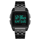 SKMEI 1368 Multifunctional Men Outdoor Sports Noctilucent Waterproof Digital Watch(Black)