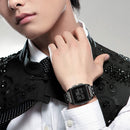 SKMEI 1368 Multifunctional Men Outdoor Sports Noctilucent Waterproof Digital Watch(Rose Gold)