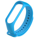 Silicone Watch Band for Xiaomi Mi Band 3(Blue)