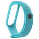 Silicone Watch Band for Xiaomi Mi Band 3(Lake Blue)