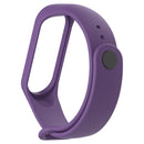 Silicone Watch Band for Xiaomi Mi Band 3(Purple)