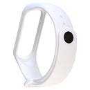 Silicone Watch Band for Xiaomi Mi Band 3(White)